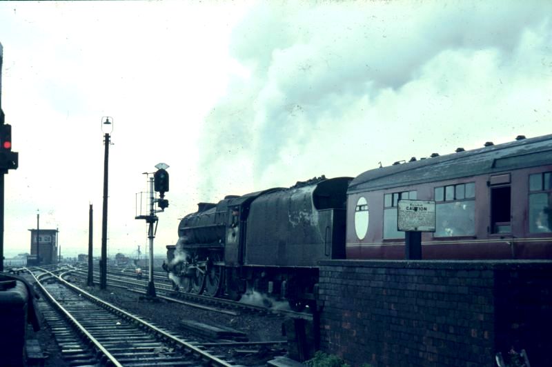 steam train at Wigan