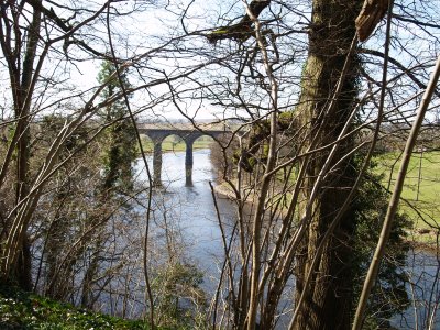 The 60 ft high 7 arched viaduct that carries the Settle-Carlisle railway line.