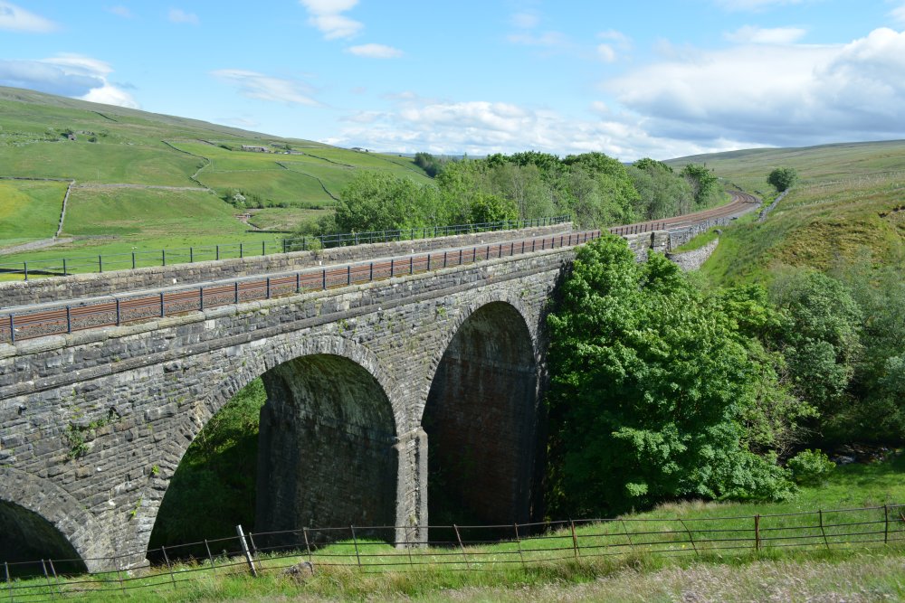 Aisgill viaduct Carlisle-Settle Railway Line
