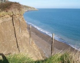 Erosion and no time to move the fence and path back!

