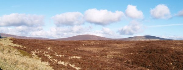 The Wicklow Hills and Mountains near Sally Gap.