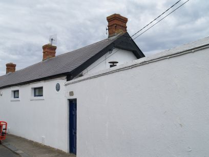 poet W.B. Yeats lived in Balscaddon House from 1880-1883 Howth to Sutton Cliff Walk, Co. Dubin, Ireland