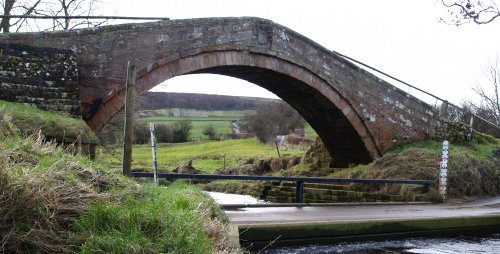 Danby Castle viewed through the medieval Duck Bridge Danby Castle viewed through the medieval Duck Bridge