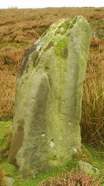 Standing stone above Westerdale Village
