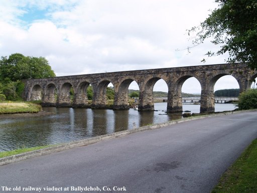 On the way back to Durrus we called in at Ballydehob for a coffee and a view and walk over the old railway viaduct over the river.
