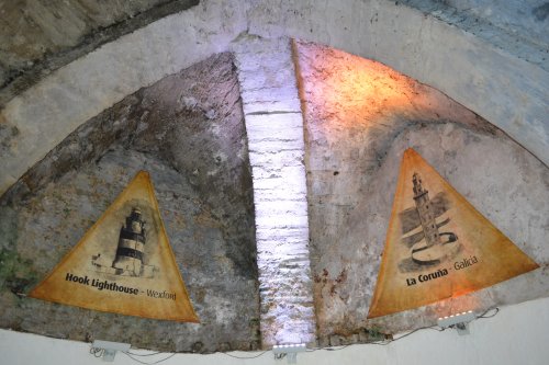 Hook Head lighthouse, with its wonderful ceiling vaulting, was built under the instruction of the Earl of Pembroke and was operating by 1240  Co. Wexford, Ireland