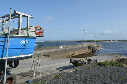 concrete Doonbeg Pier and slipway Doonbeg, Co. Clare, West Atlantic Coast of Ireland