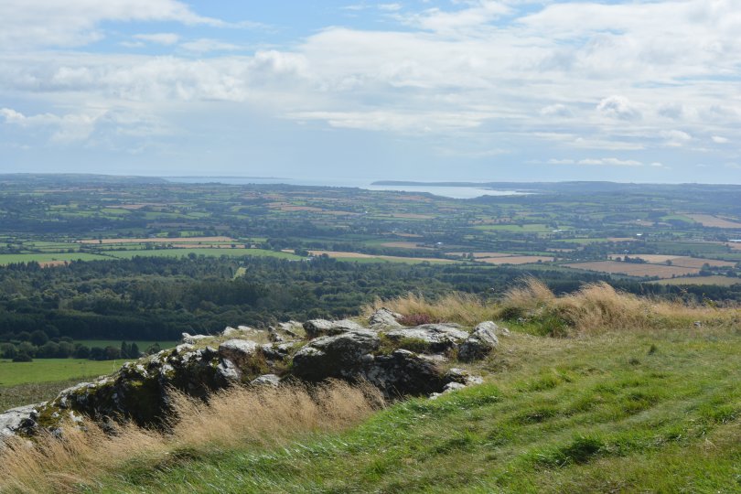 Views from the summit of Slieve Coillte in The John F. Kennedy Arboretum JFK Park