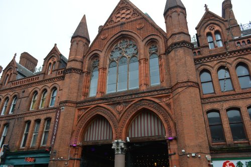An entrance to St George's Arcade Market, Dublin