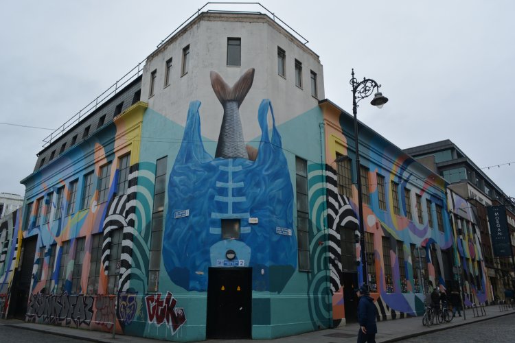 Street Art near St George's Arcade Market, Dublin