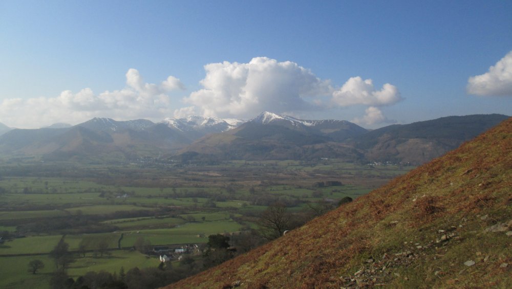 Climbing Skiddaw from Millbeck, Cumbria, Lake District National Park, England