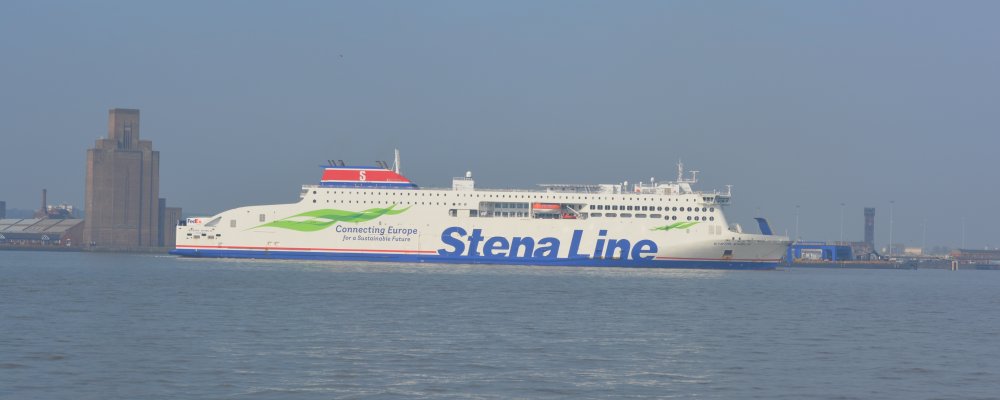 MS STENA EMBLA passenger and vehicle RoPax ferry A Stena Line ferry operating from Birkenhead for Belfast, Northern Ireland