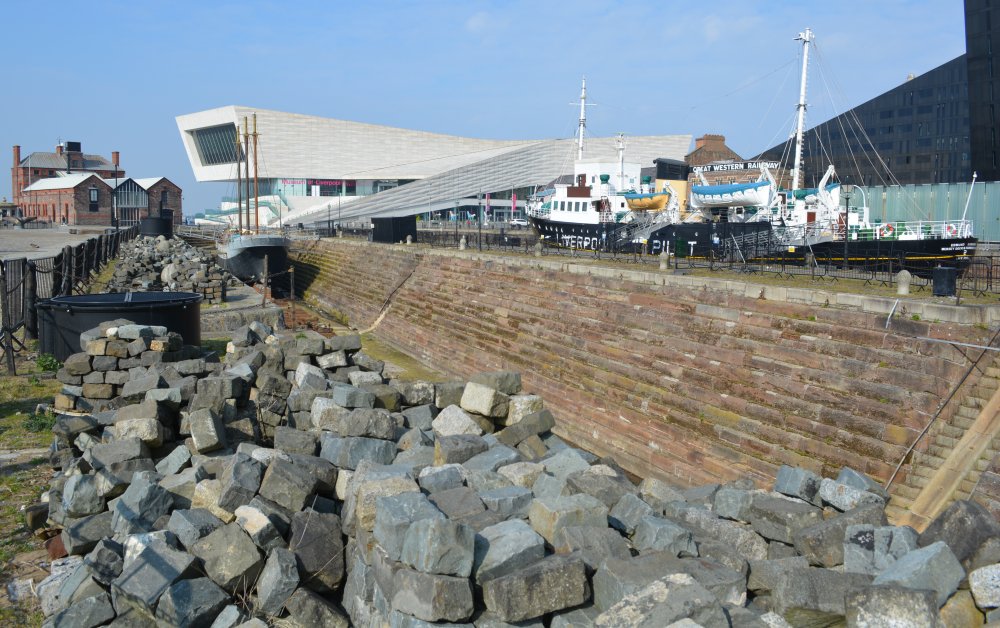 The Canning Graving Docks Liverpool's historic docks England