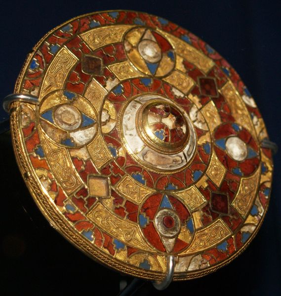 World Museum Liverpool: The Kingston Broach - Enamel-jewelled broach from an Anglo-Saxon Princess?