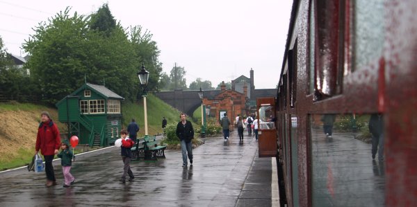 Heading south stopping at Rothley Station. - The Great Central Railway, England, English Midlands