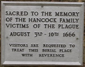 The burial place of the Hancock family.