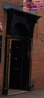 The 'old' doorway of 10 Loseby Lane