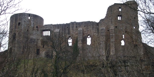 Barnard Castle on the banks of the River Tees, County Durham, Northern England Barnard Castle on the banks of the River Tees, County Durham, North East England