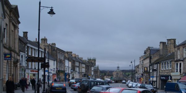 Barnard Castle on the banks of the River Tees, County Durham, Northern England Barnard Castle on the banks of the River Tees, County Durham, North East England