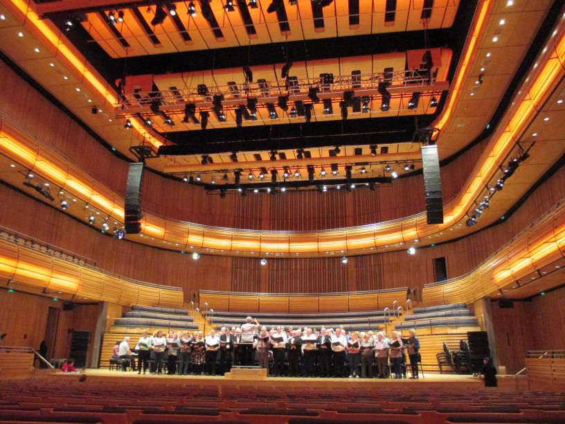 Sage, Gateshead, massed choir event 2015
