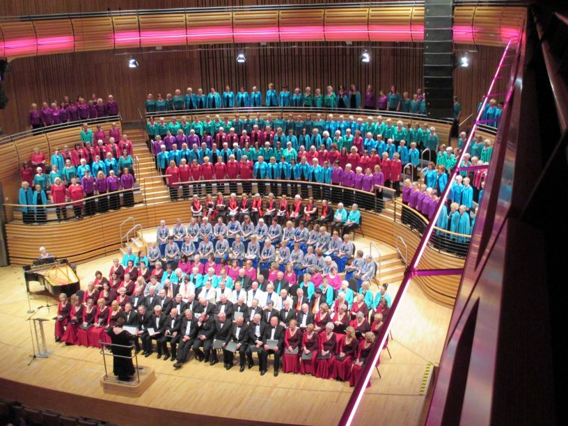 Sage, Gateshead, massed choir event 2015
