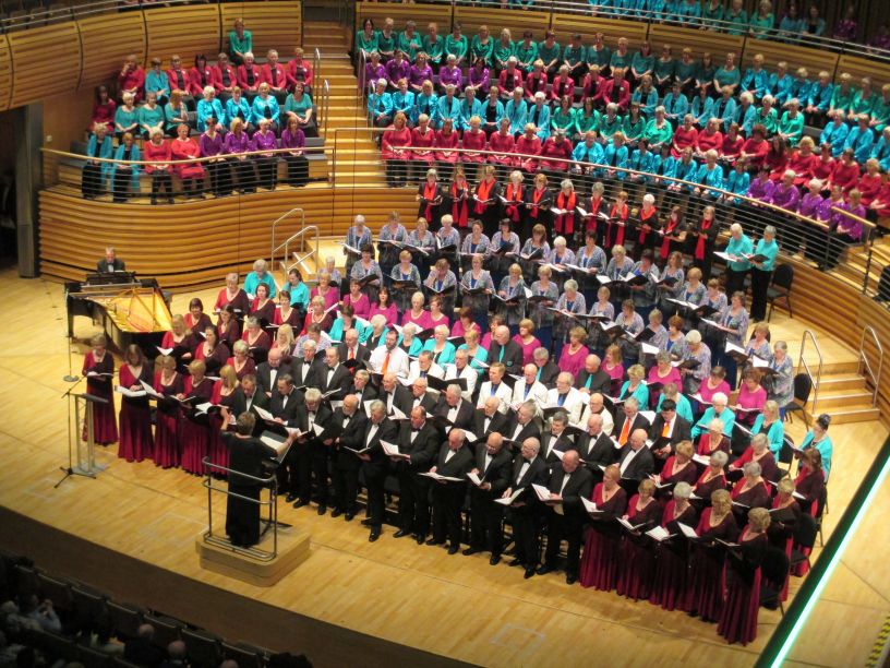 Sage, Gateshead, massed choir event 2015