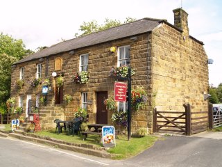 The fine building of the Shepherds Hall licensed Restaurant and Tea Room - Lealholm Village, North York Moors National Park, North Yorkshire, England