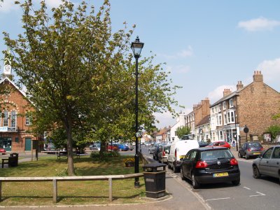Market Place, Easingwold, North Yorkshire, Northern England