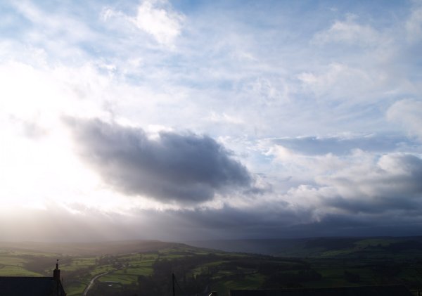Looking across the Esk Valley from from the Danby-Lealholm Oakley Walls Road