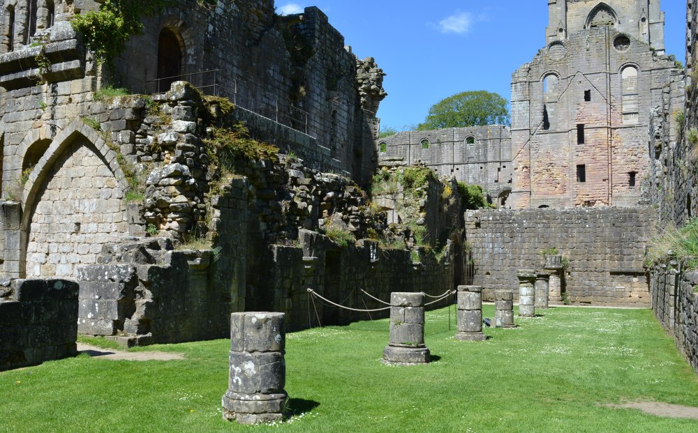 Refectory ruins of Fountains Abbey