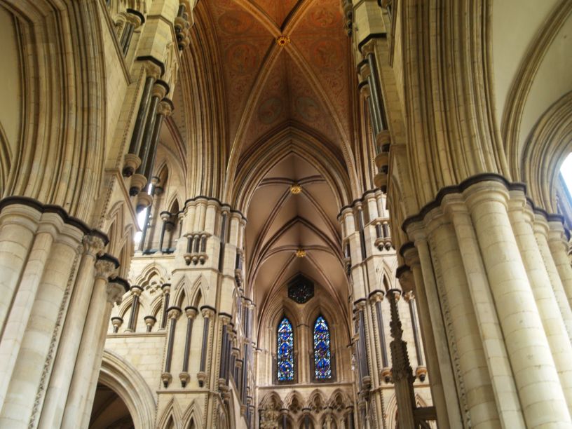 Looking into the south transept of Beverley Minster