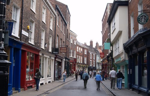 Looking down Low Petergate.