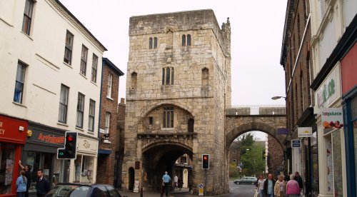 Goodramgate ends at Monk Bar which houses the Richard III museum