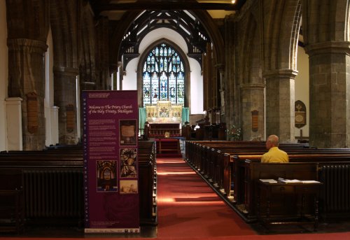 The interior of the Priory Church of Holy Trinity, Micklegate, York City, England