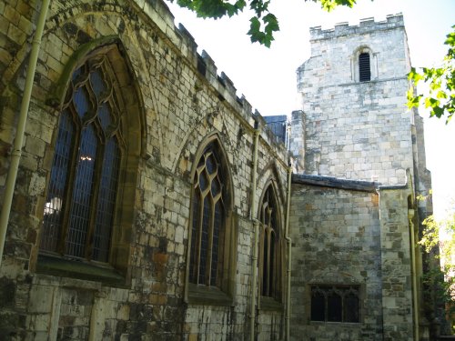 The exterior of the Priory Church of Holy Trinity, Micklegate, York City, England