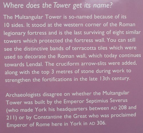 walking on the city walls of York