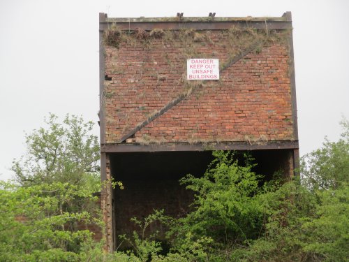 disused mine buildings Kilton ironstone mine A walk from Moorsholm Village to Kilton Castle, industrial archaeology, Cleveland, north-east England
