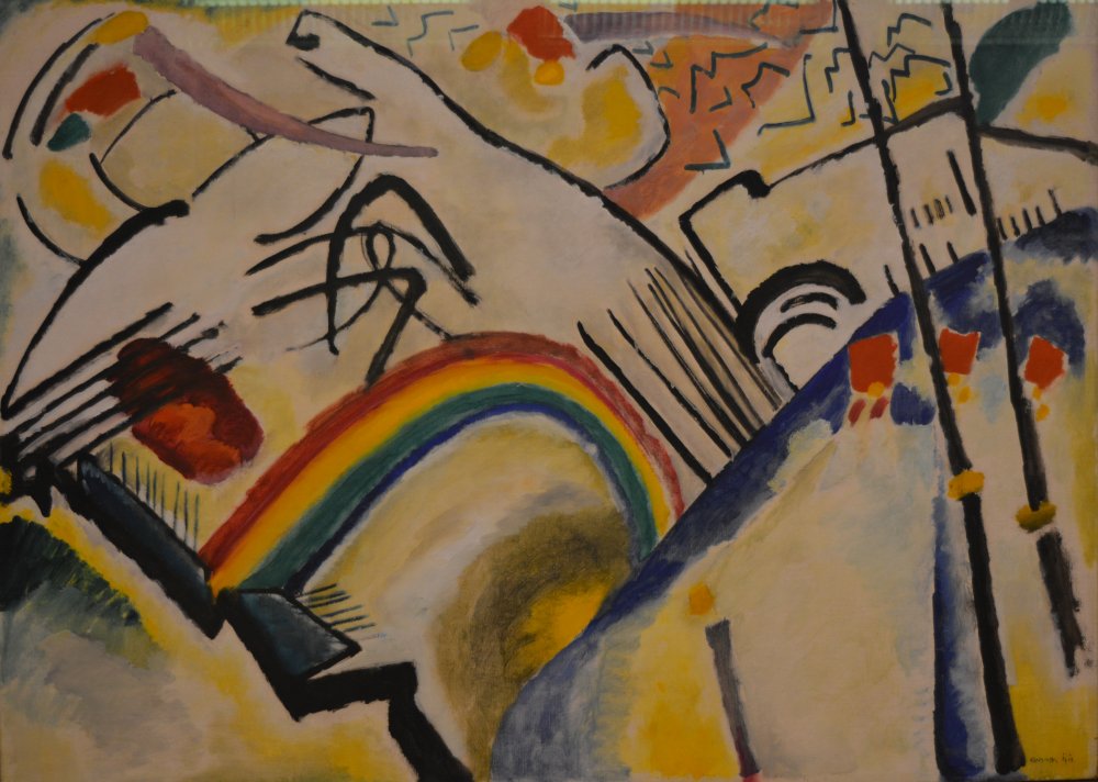 Kandinsky, painting Cossacks 1910-1 Tate Modern Liverpool