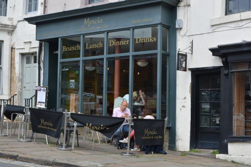 Mercia Cafe restaurant and wine bar Market Place Wirksworth, Derbyshire