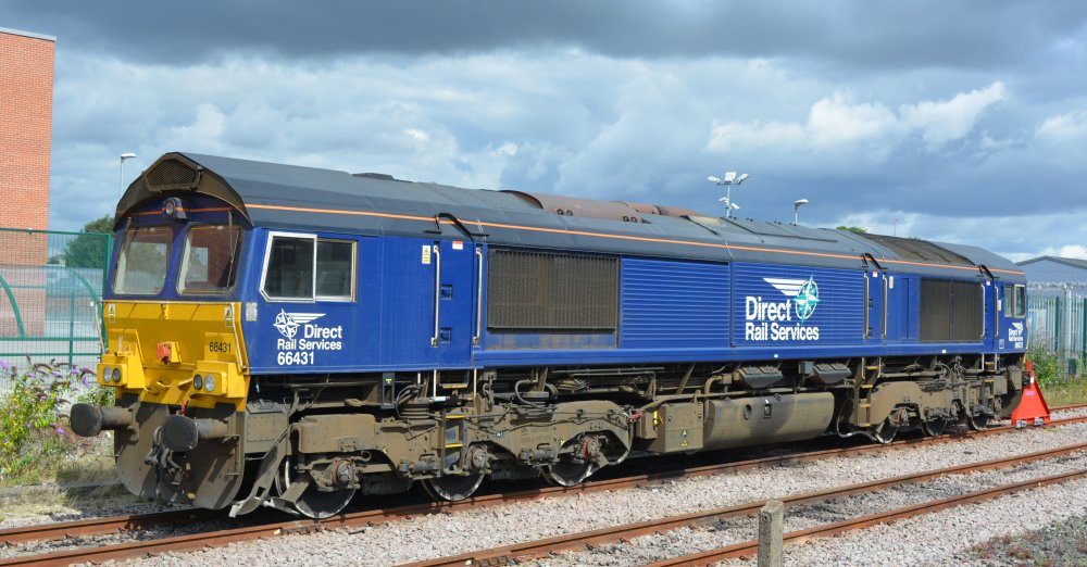 Class 66 diesel locomotive 66431 York station