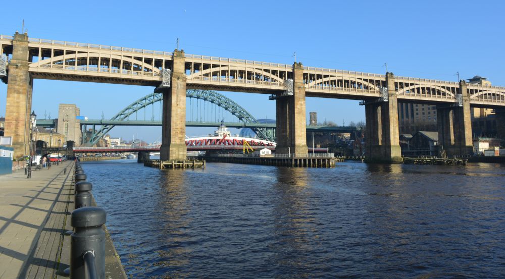 Stephenson and Dobson's High Level Bridge, Newcastle-Upon-Tyne