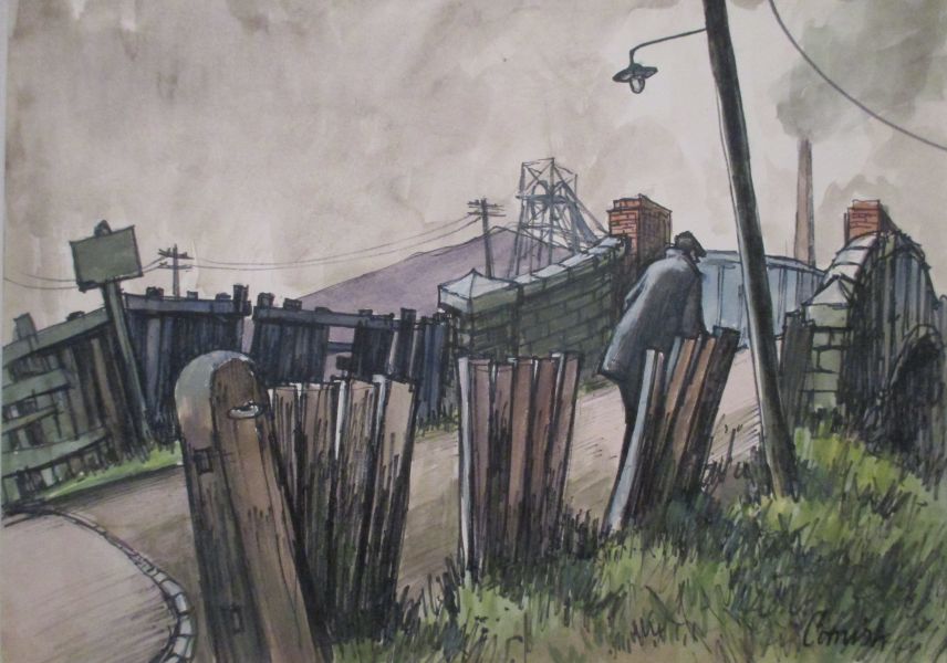 painting by artist Norman Cornish, Pit Painter school