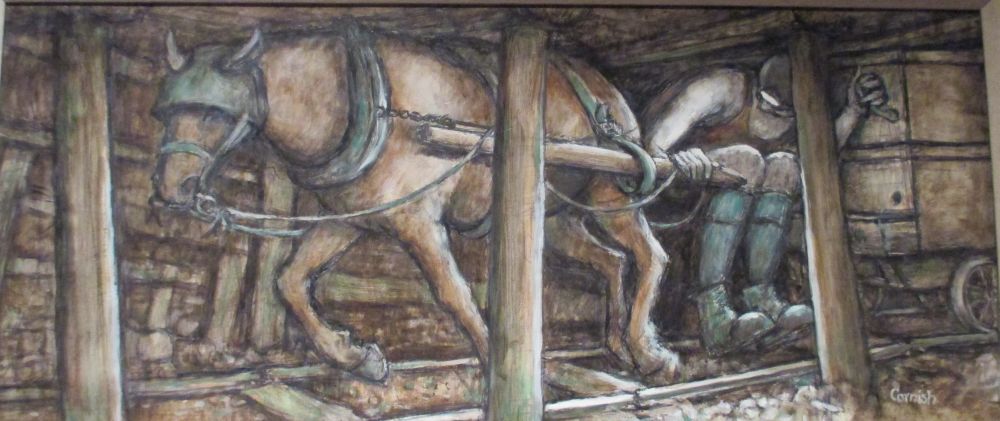 painting by artist Norman Cornish, Pit Painter school