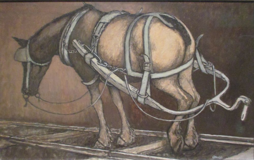 painting by artist Norman Cornish, Pit Painter school