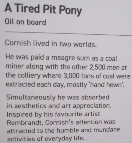 painting by artist Norman Cornish, Pit Painter school