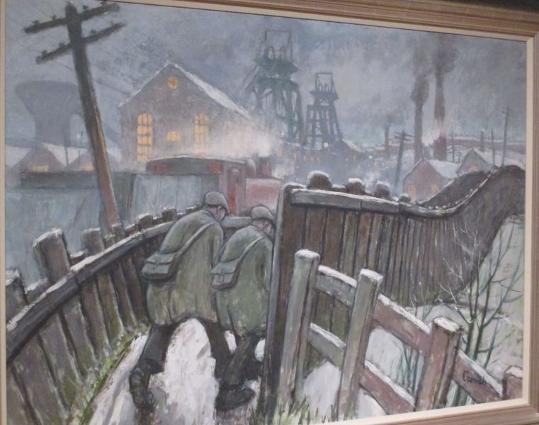 painting by artist Norman Cornish, Pit Painter school