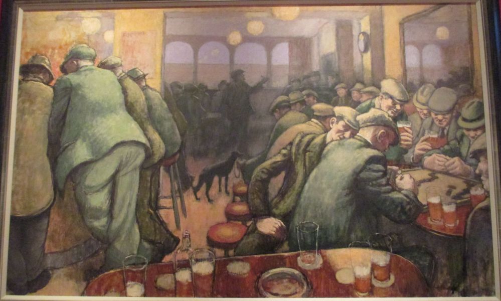 painting by artist Norman Cornish, Pit Painter school