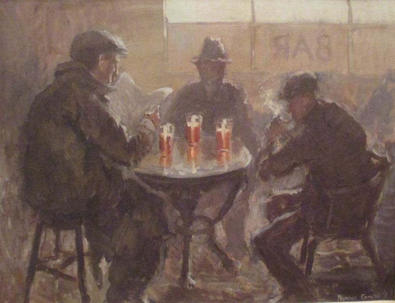 painting by artist Norman Cornish, Pit Painter school