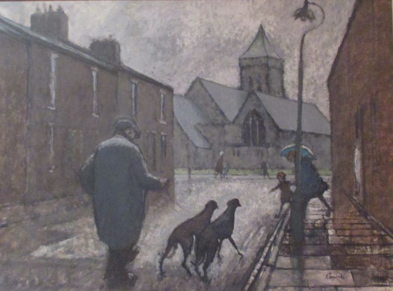 painting by artist Norman Cornish, Pit Painter school