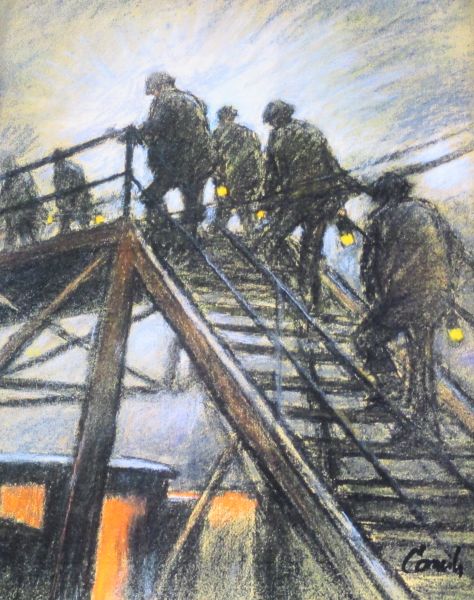 painting by artist Norman Cornish, Pit Painter school